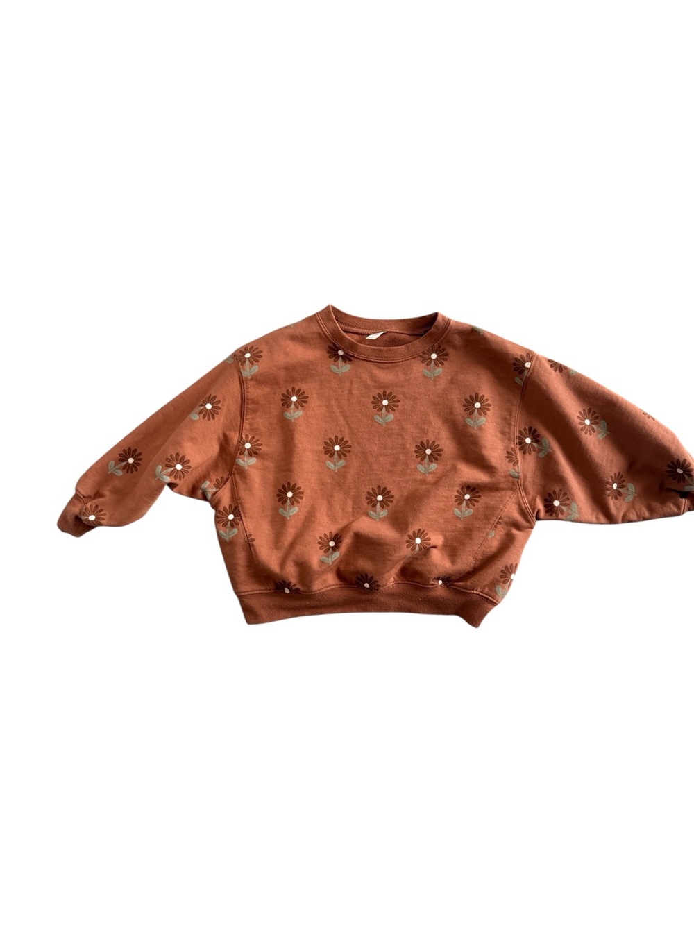 Rylee + Cru Sunflower Oversized Crew Sweatshirt